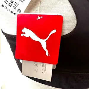 Puma Exhale black red stripe sports bra thumbnail 5