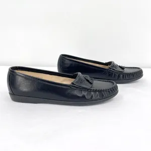 SAS Softie Black Leather Tassle and Kiltie Slip On Loafers 0073-013 Size 10 N thumbnail 9