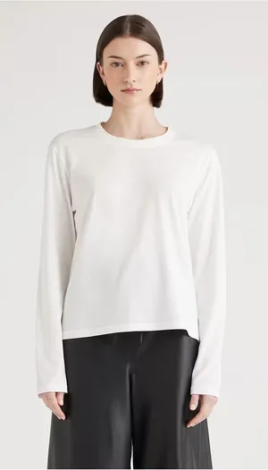 QUINCE Cotton Modal Relaxed Tee thumbnail 1