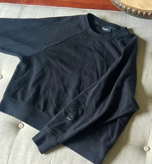 Pajar Canada Classic Black Crew Neck Logo Patch Size Medium thumbnail 1