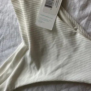 Frankie's Bikinis NWT White Ribbed Austin Bottoms thumbnail 4