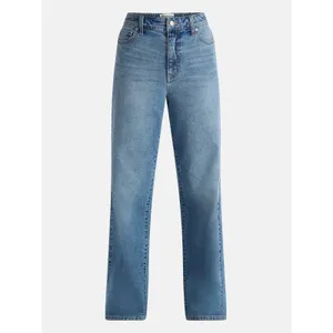 No Boundaries Womens Jeans Sz XS Medium Wash High Rise Baggy Wide Leg Denim NWT thumbnail 7