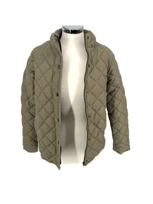 Market & Spruce Quilted Field Jacket Olive Green Size XL NWT thumbnail 2