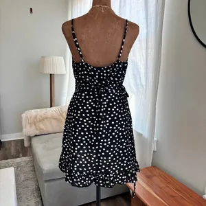 Princess Polly Her Jewel Polka Dot Mini Wrap Dress 6 Homecoming Hoco Rush Party thumbnail 6