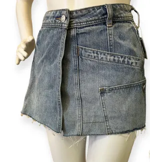 Free People Denim Skort thumbnail 1