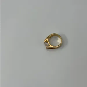 Fashion Jewelry Gold Ring with Sparkling Gem thumbnail 15