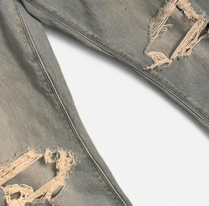 American Eagle Straight Leg Jeans Distressed thumbnail 3