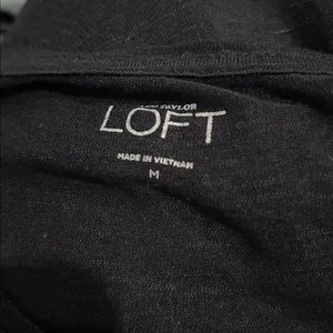 LOFT lightweight black t-shirt thumbnail 5