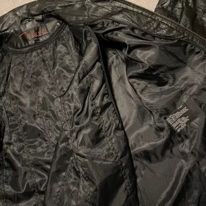 Vintage Mens Black Leather Biker Jacket XL Zip Front‎ Pockets Lined thumbnail 6