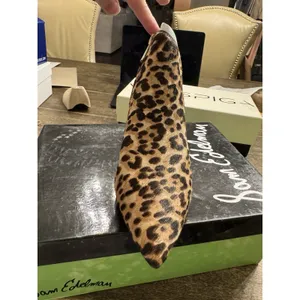 Sam Edelman Kadison leopard print ankle boots Kitten Heel Size 6 Fur thumbnail 4