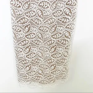 NWT DRESS THE POPULATION Tegan Lace Midi Dress White Size XS thumbnail 12