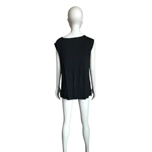 White House | Black Market Black Scoop Neck Short Sleeve Top thumbnail 4