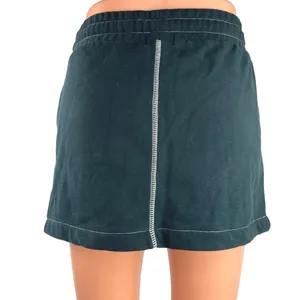 Playboy by Pacsun Green White Logo High Waist Drawstring Straight Mini Skirt S thumbnail 3