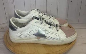Vintage Havana Gadol Vintage Sneakers White Blush Leather, Size 6 thumbnail 1