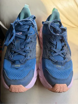 HOKA Anacapa Breeze Low Women’s 6 Blue Pink Trail Hiking Vibram Megagrip Outdoor thumbnail 8