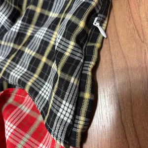 AKIRA Shirt Dress Multicolor Plaid Ruched Colorblock Casual Western Cowgirl 3X thumbnail 7