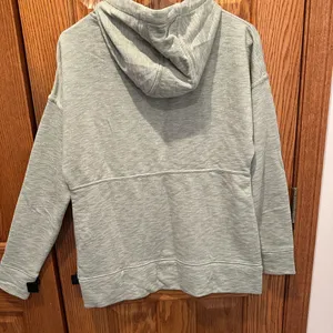 Carhartt Newbury Pullover Hoodie Size XS Heather Green Thumb holes Relaxed fit thumbnail 6
