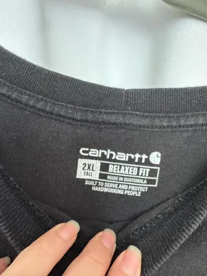 Men’s Carhartt Black T-Shirt XXL thumbnail 3