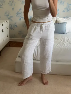 J.Crew Linen Pants & Top Set 2-Piece thumbnail 2