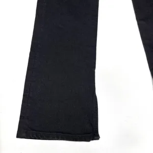 Reformation Liza Slit Hem Ultra High Rise Straight Long Black Jeans 26 thumbnail 3