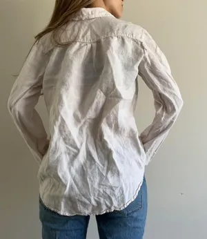 Neutral Blouse Off White Color thumbnail 2
