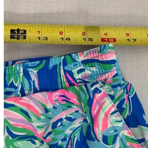Lilly Pulitizer Katia Mid Rise Shirts Blue Fancy Fins size large‎ thumbnail 4