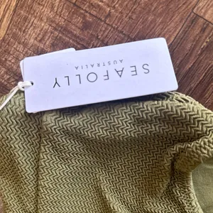 $74 Seafolly Women's Green High Waisted Bikini Bottom Swimwear Sz AU6 US2 thumbnail 4
