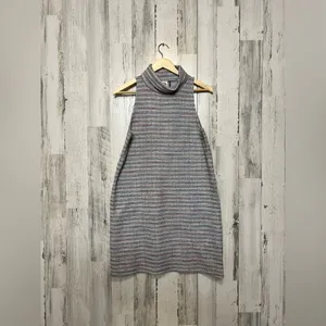 Turtleneck dress Purple thumbnail 4