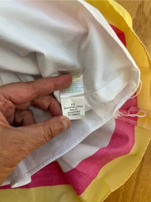 Lilly Pulitzer Lottie Strapless Dress Size 10 Yellow Pink Colorblock Style 27063 thumbnail 10