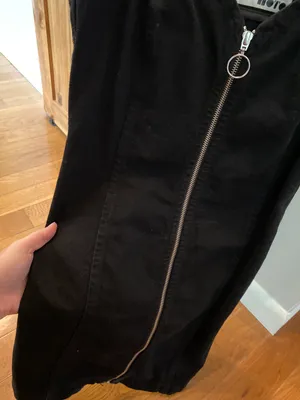 Top shop Black Denim Dress thumbnail 2