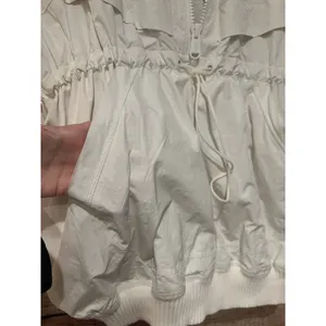 Free People She Fly Jacket Coat White Hood Layered Embroidered Aztec XS Oversize thumbnail 7