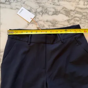 NWT Quince Navy Business Casual Italian Wool Slim Leg Ankle Pants Size 6 thumbnail 8