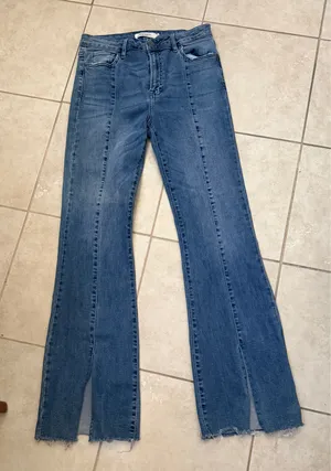 Hidden Jeans Happi Front Slit Flare Jeans thumbnail 1