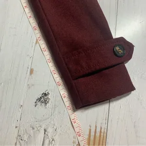 Thread & Supply Double Breasted Oxblood Peacoat Size Medium thumbnail 14