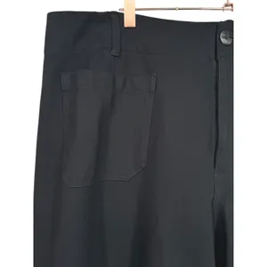 Anthropologie Maeve Colette Black Wide Leg Cropped Pants Size 20W Minimalist thumbnail 8