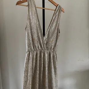Lulus Metallic Gold Plunging V-Neck Sleeveless maxi Dress thumbnail 9