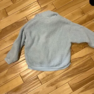 American Eagle Light Blue Sherpa Hoodie thumbnail 3