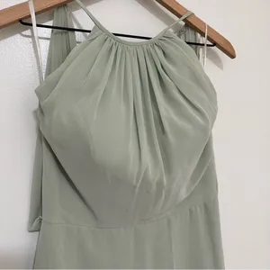 LELA‎ ROSE | Elegant Sage Green Maxi Dress thumbnail 3