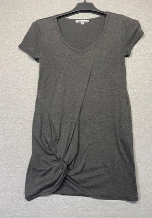 3 for $25. Women's Stiletto's Gray T-Shirt Dress Size S with pockets thumbnail 1