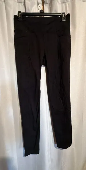Athleta Black Athletic Pants Leggings Size M thumbnail 1