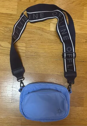 NEW Aerie Offline Makin’ Moves Small Baby Blue Preppy Gorpcore Crossbody Bag thumbnail 1