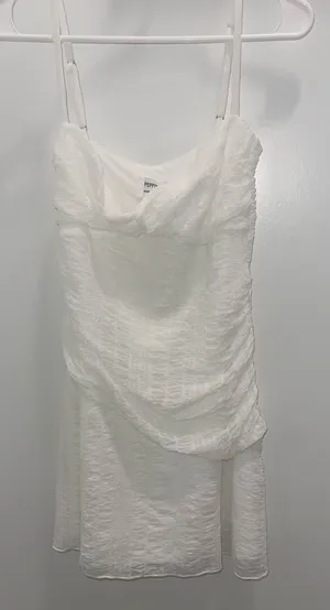 Peppermayo White Lace Mini Dress thumbnail 1