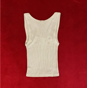 SKIMS cotton rib tank in stone size XS thumbnail 2
