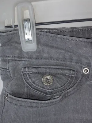 Levis 6 Gray Jeans Rivet Flap Pocket Shorts thumbnail 3