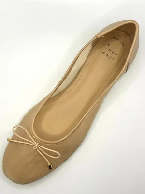 A New Day Beige Mesh Bow Espadrille Ballet Flats Balletcore Coquette Ballerina thumbnail 4