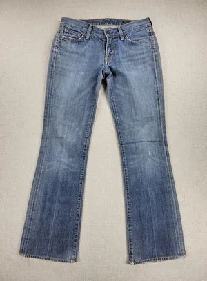 Citizens of Humanity Womens Jeans Sz 27 Blue Kelly 001 Low Waist Bootcut Stretch thumbnail 1