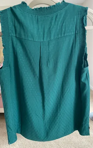 Les Serein Sleeveless Blouse Green Size XS thumbnail 2