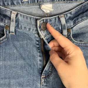 Eddie Bauer Specially dyed Blue Curvy Bootcut Jeans size 6 thumbnail 6