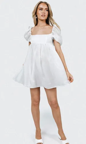 Princess Polly Alaya White Mini Dress thumbnail 2