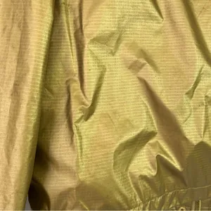 Lauren Ralph Lauren, gold metallic windbreaker. With hood and lined thumbnail 8